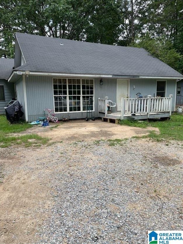 67 Evans Bridge Rd, Heflin, AL 36264 - view of front facade featuring a deck