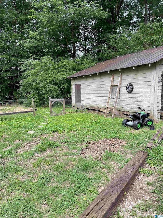 67 Evans Bridge Rd, Heflin, AL 36264 - view of yard