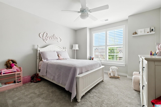 4855 Bo Run, Trussville, AL 35173 - bedroom featuring light colored carpet and ceiling fan