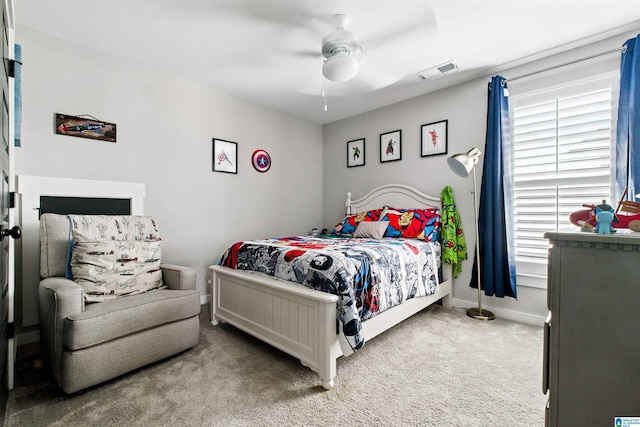 4855 Bo Run, Trussville, AL 35173 - bedroom with carpet and a ceiling fan