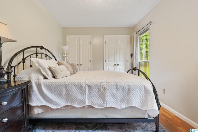 2690 Ingate Pass, Centreville, AL 35042 - bedroom featuring two closets and wood finished floors