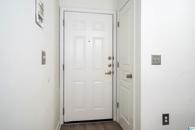 401 20th St S Unit 126, Birmingham, AL 35233 - doorway with dark wood-type flooring