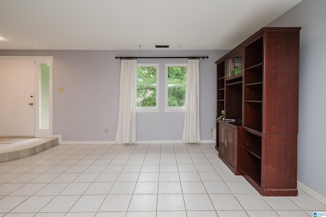 3655 Haven View Cir, Hoover, AL 35216 - unfurnished living room with light tile patterned flooring