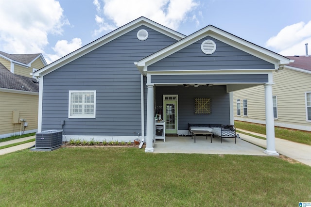 4650 Nicholas Dr, Bessemer, AL 35022 - back of house with a yard and a patio