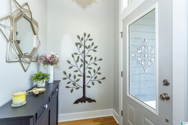 4650 Nicholas Dr, Bessemer, AL 35022 - entryway featuring light wood-style floors and baseboards