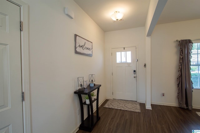 6497 Newbridge Dr, Bessemer, AL 35022 - entryway featuring dark wood-type flooring and healthy amount of natural light