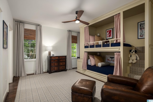 3600 Park Ln S, Mountain Brook, AL 35213 - bedroom with multiple windows and ceiling fan