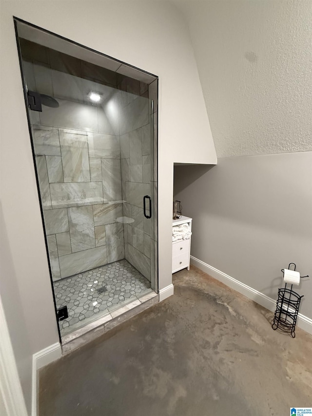 1926 County Road 621 S, Woodland, AL 36280 - bathroom with a stall shower and baseboards