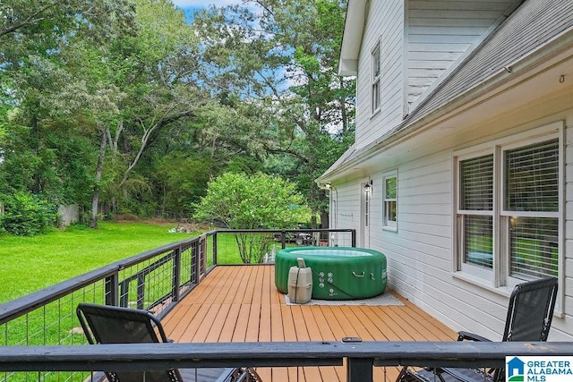 2089 Edenwood Cir, Hueytown, AL 35023 - deck with a yard and outdoor dining space