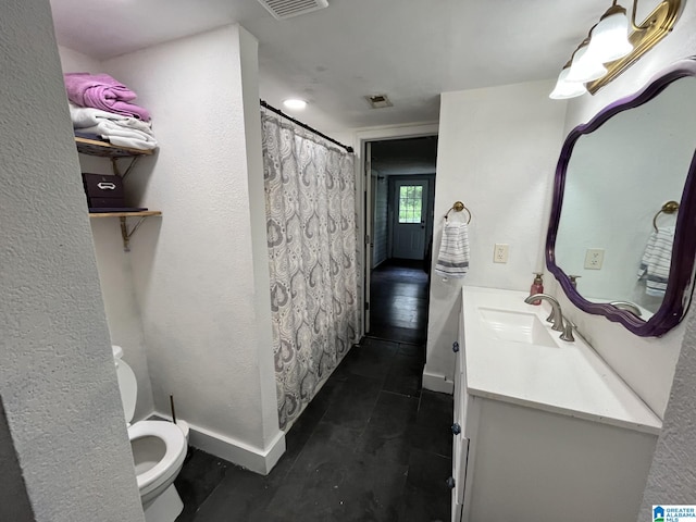 211 3rd St N, Pell City, AL 35125 - bathroom featuring vanity and curtained shower