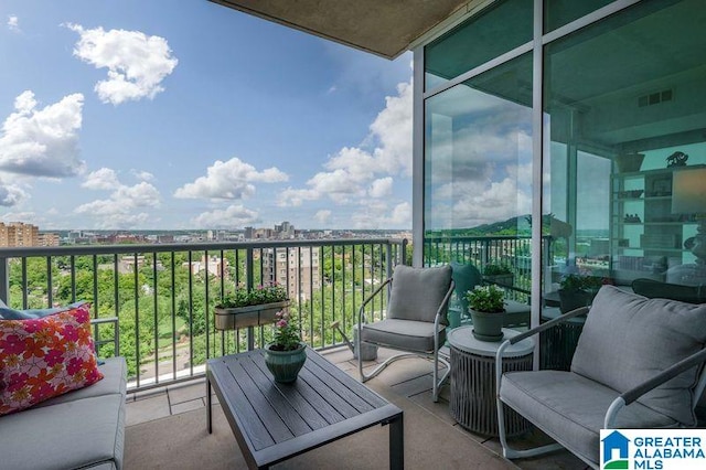 1300 27th Pl Unit 65, Birmingham, AL 35205 - balcony with a view of city