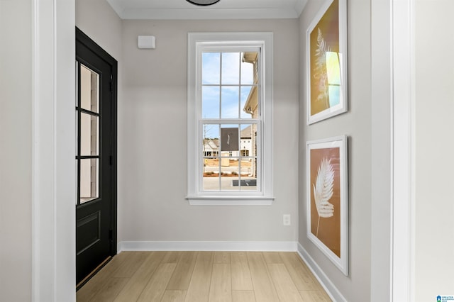 0222 Blackridge Cir, Hoover, AL 35244 - entrance foyer featuring light wood-type flooring and baseboards