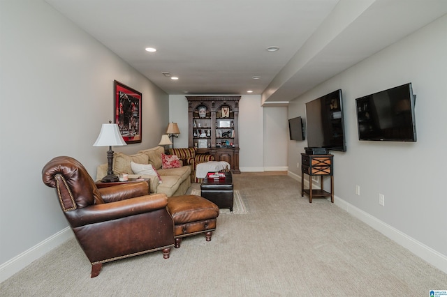 3764 Valley Head Rd, Mountain Brook, AL 35223 - living room with carpet floors and recessed lighting