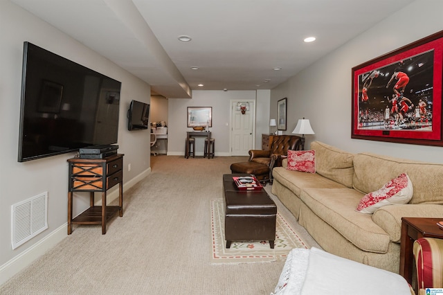 3764 Valley Head Rd, Mountain Brook, AL 35223 - living room with carpet flooring and recessed lighting