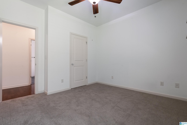 45183 Portobello Rd Unit 183, Birmingham, AL 35242 - carpeted spare room with ceiling fan and baseboards