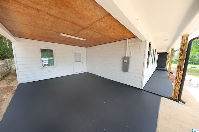 805 Jacksonville St, Weaver, AL 36277 - view of patio / terrace with an attached carport
