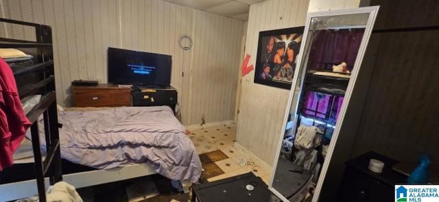308 Oregon St, Birmingham, AL 35224 - bedroom featuring wooden walls