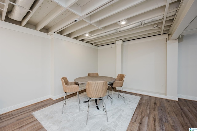 110 Pine Cliff Cir, Hoover, AL 35226 - dining area with wood finished floors and baseboards