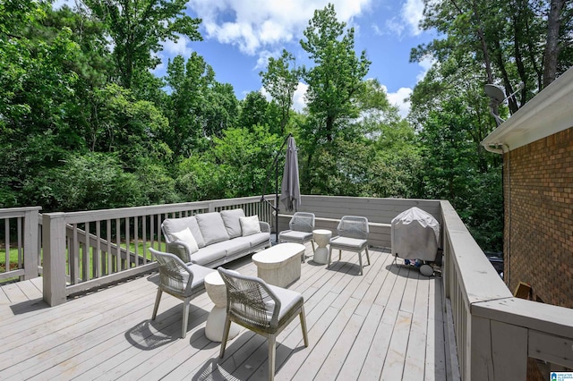 110 Pine Cliff Cir, Hoover, AL 35226 - deck with outdoor lounge area
