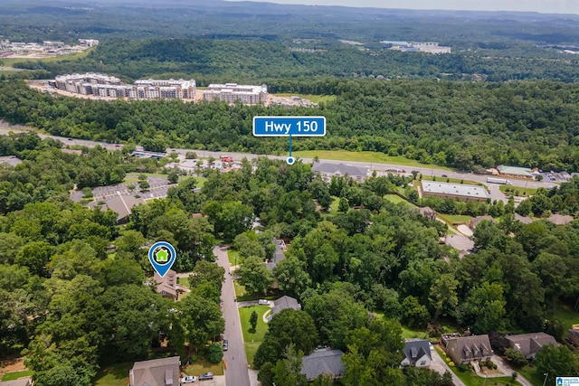 110 Pine Cliff Cir, Hoover, AL 35226 - drone / aerial view of a heavily wooded area