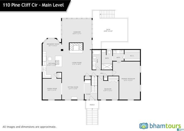 110 Pine Cliff Cir, Hoover, AL 35226 - view of room layout