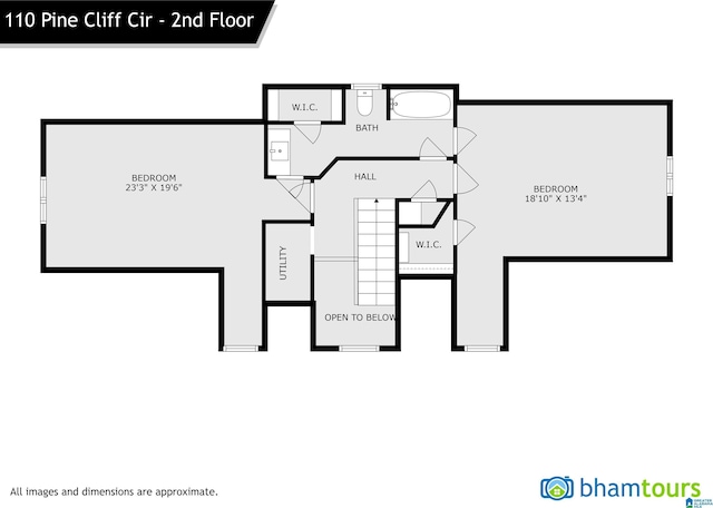 110 Pine Cliff Cir, Hoover, AL 35226 - view of property floor plan