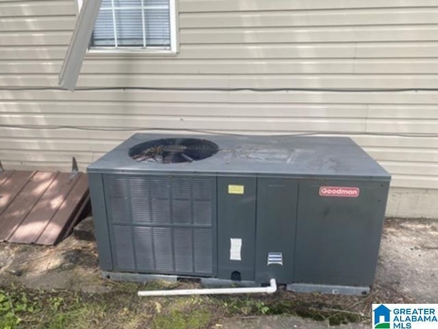 605 39th Pl, Fairfield, AL 35064 - exterior view of a cooling unit and a bulkhead entry