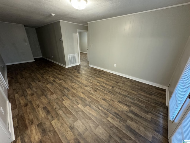 5295 Snowville Brent Rd, Dora, AL 35062 - unfurnished room with dark wood-style floors and a textured ceiling