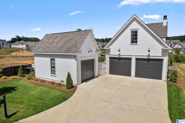 544 Preserve Way, Hoover, AL 35226 - view of front of property with a garage, roof with shingles, and a chimney