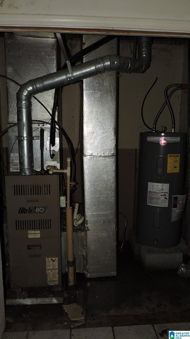 1146 Oakridge Dr, Leeds, AL 35094 - utilities with water heater