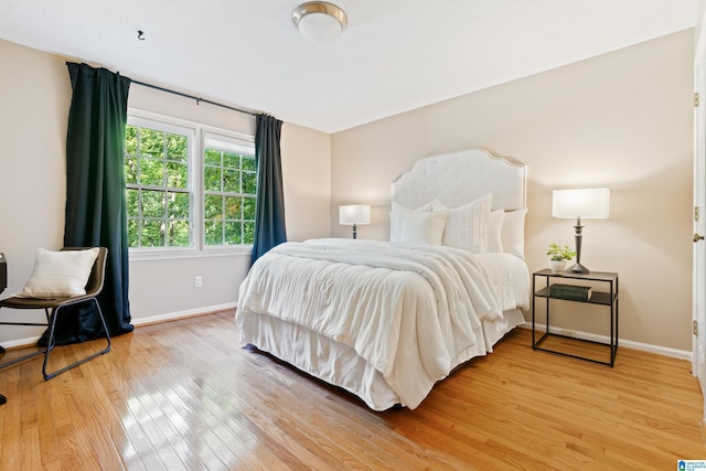 4737 Cloud Ln, Birmingham, AL 35243 - bedroom with baseboards and light wood-style flooring