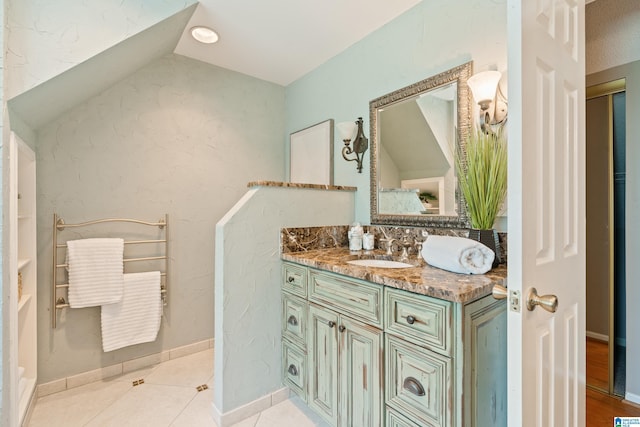 4737 Cloud Ln, Birmingham, AL 35243 - full bathroom featuring vanity and tile patterned floors