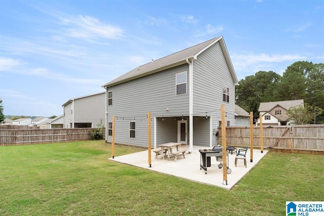 8613 Clarke Ln, Leeds, AL 35094 - back of house featuring a patio and a fenced backyard