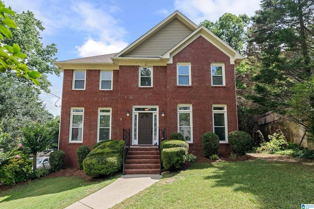 1812 Cross Cir, Hoover, AL 35244 - view of front of property featuring a front lawn and brick siding