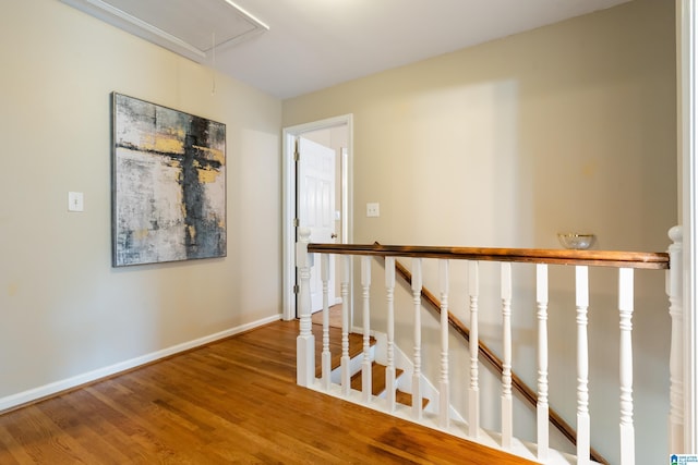 1812 Cross Cir, Hoover, AL 35244 - stairway with attic access and wood finished floors
