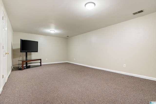 1812 Cross Cir, Hoover, AL 35244 - unfurnished living room with carpet flooring and baseboards