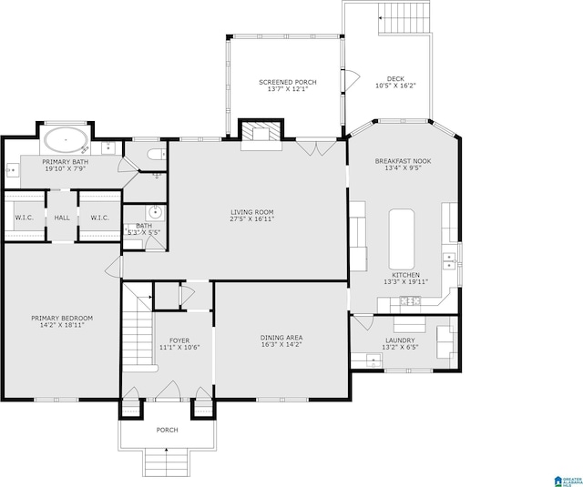 4208 Waterford Ln, Trussville, AL 35173 - view of room layout