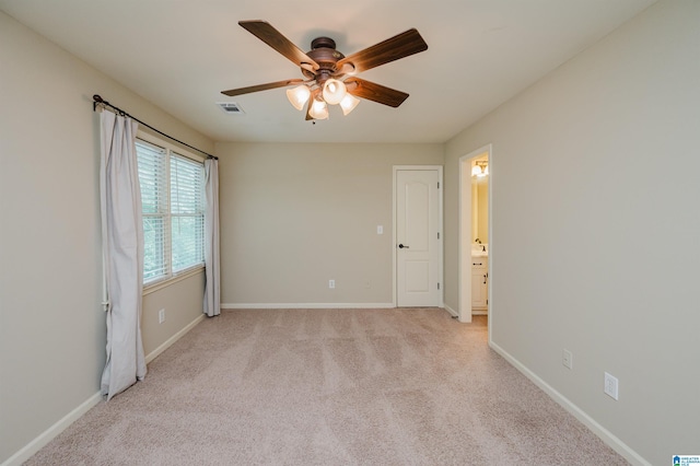 4208 Waterford Ln, Trussville, AL 35173 - unfurnished room with ceiling fan and light carpet