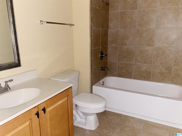 475 River Forest Ln Unit 2440, Talladega, AL 35160 - full bathroom featuring vanity, shower / tub combination, and tile patterned floors