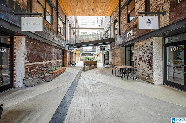 2212 Morris Ave Unit 323, Birmingham, AL 35203 - view of home's community with a high ceiling and wood ceiling