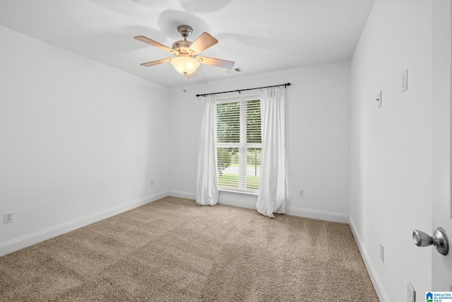 2043 Maplewood Ln, Clanton, AL 35045 - empty room with carpet and ceiling fan