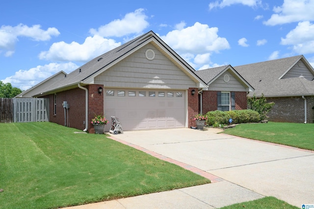 4033 Cambridge Dr, Moody, AL 35004 - ranch-style house with a garage, brick siding, and driveway