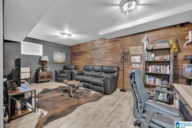 1025 Old Section Rd, Hoover, AL 35244 - office space featuring wood walls and wood finished floors