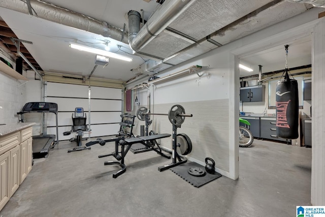 1025 Old Section Rd, Hoover, AL 35244 - view of workout room