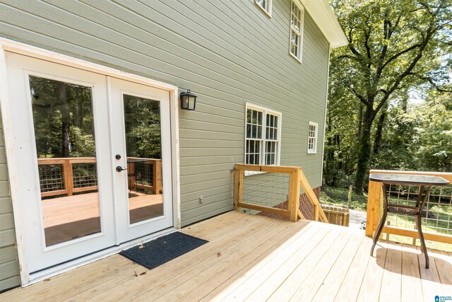 1004 Broken Bow Trl, Alabaster, AL 35007 - deck featuring french doors