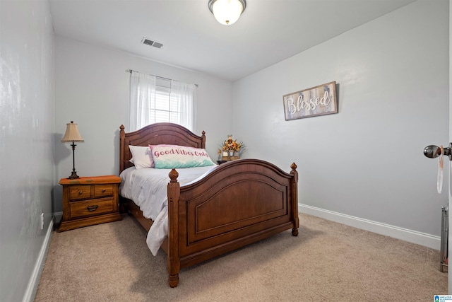 955 Clover Ave, Odenville, AL 35120 - bedroom with light carpet and baseboards