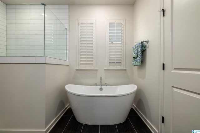 1313 Severn Way, Hoover, AL 35244 - full bathroom with a soaking tub and tile patterned flooring