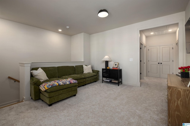 1313 Severn Way, Hoover, AL 35244 - carpeted living area with baseboards and recessed lighting