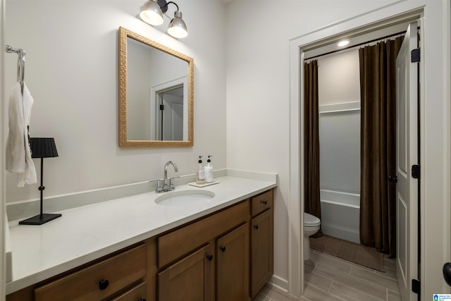 1313 Severn Way, Hoover, AL 35244 - full bathroom with vanity and shower / bath combo