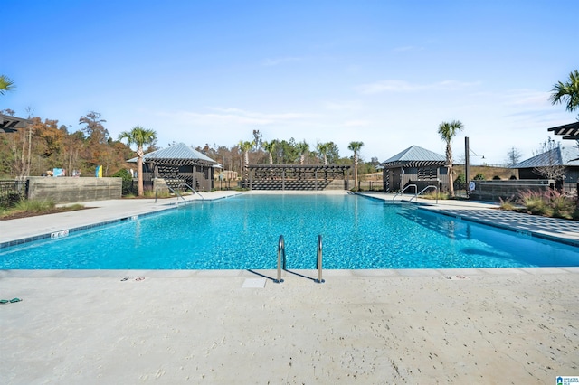 1313 Severn Way, Hoover, AL 35244 - community pool with a gazebo and a patio area